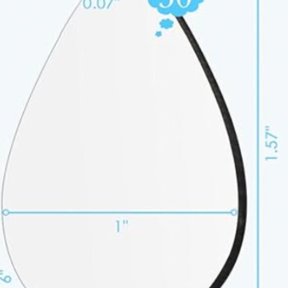 Valentine's Day Teardrop Earrings - NWT - Picture 2 of 3